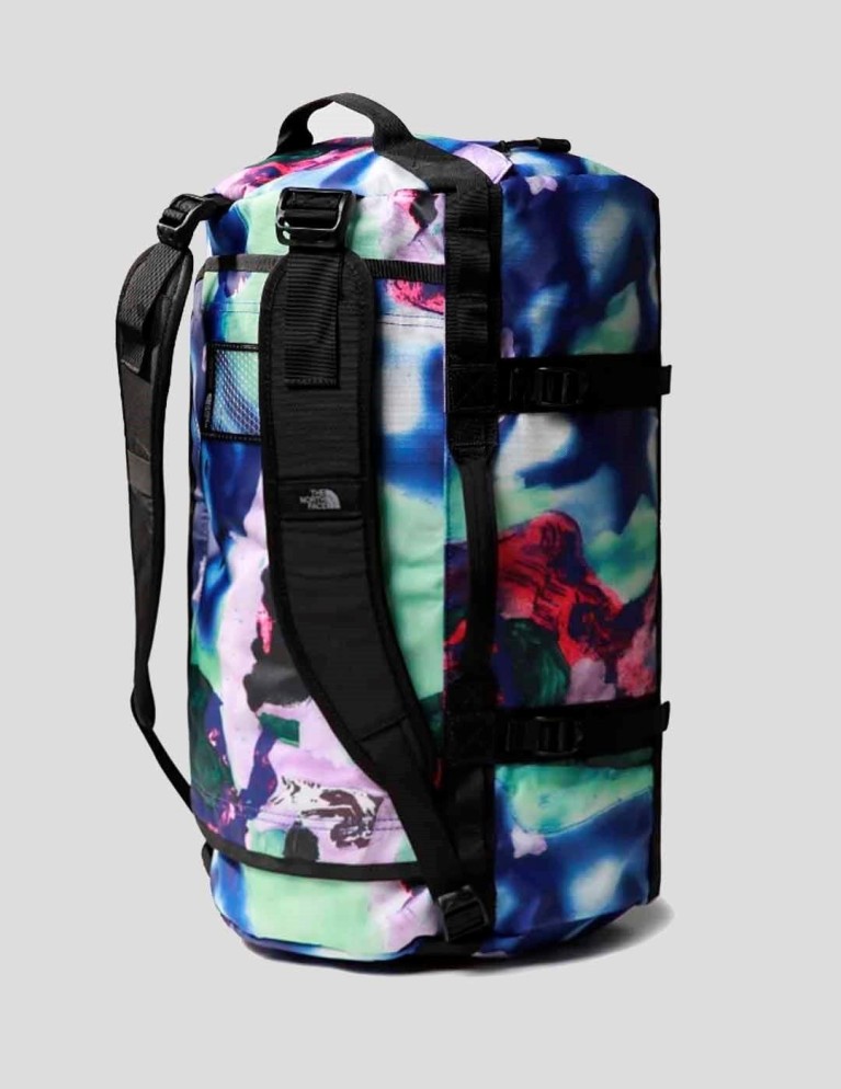 Zaino THE NORTH FACE base camp duffel - s lapis blu neve ragno grande stampa - tnf nero